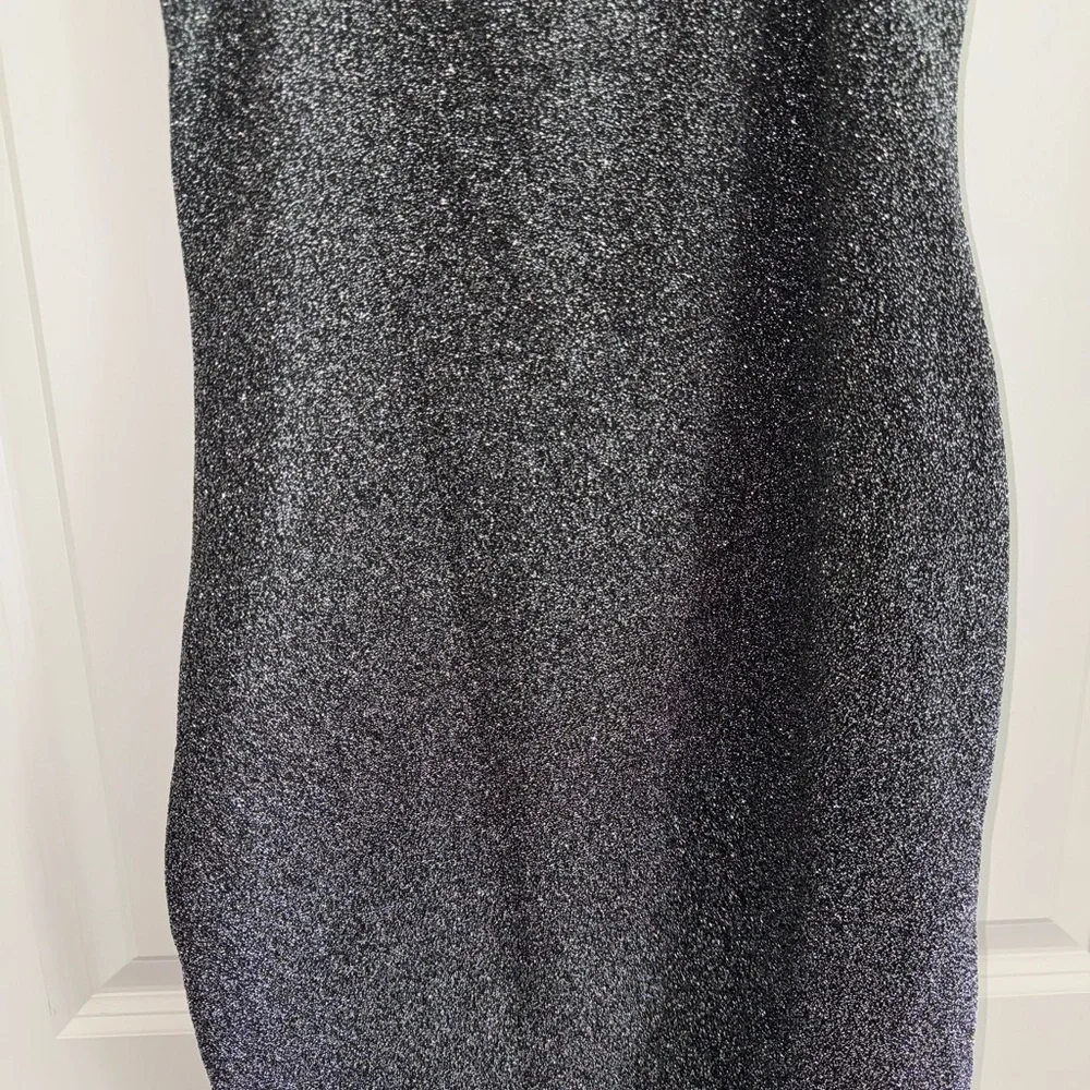 Windsor Gray Asymmetrical Wrap Cocktail Dress - Picture 3 of 9